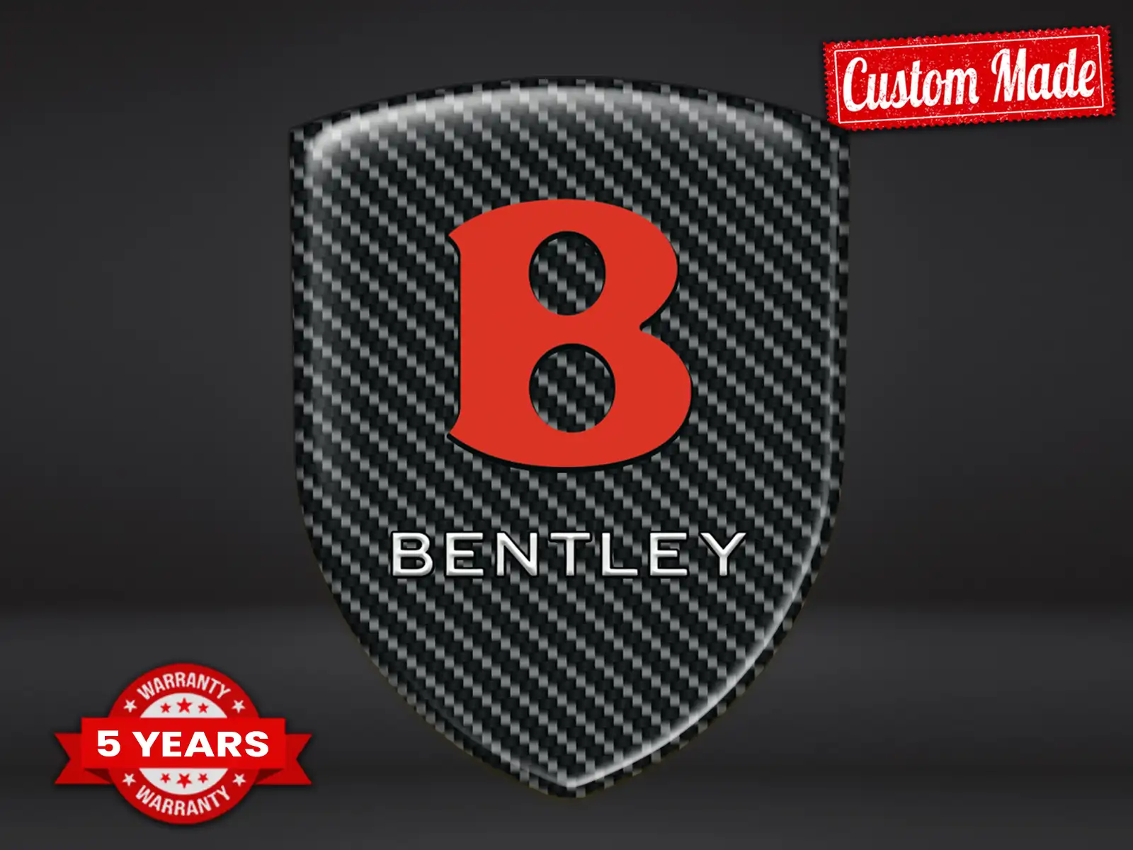 Bentley Car Silicone Emblems Resilient Max Athletic Pro Chic
